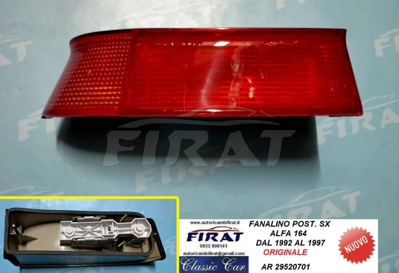 FANALINO ALFA 164 92 - 97 POST.SX 29520701